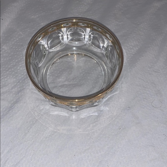 Arcoroc France Kitchen Arcoroc France Vintage Gold Glass Bowl Poshmark
